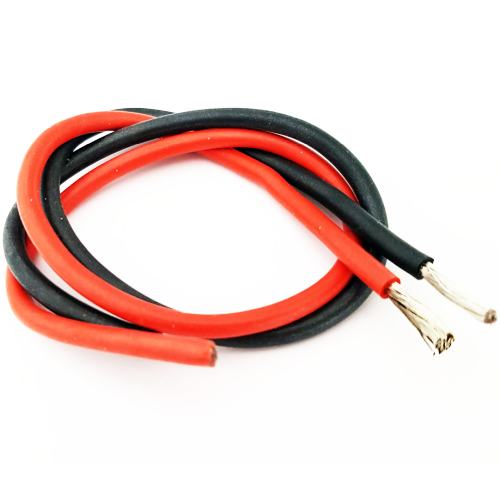 Silicone Cable isolated Flex Wire 6 mm2 10AWG (Red+Black 1m)