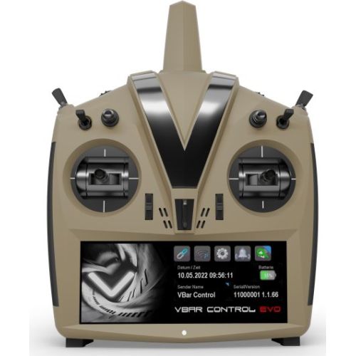Mikado VControl Touch NEO Combo Radio transmitter Handheld version , Sand #05579