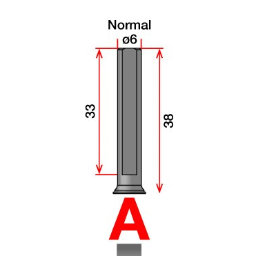 Xnova Spare Shaft 4535 type A