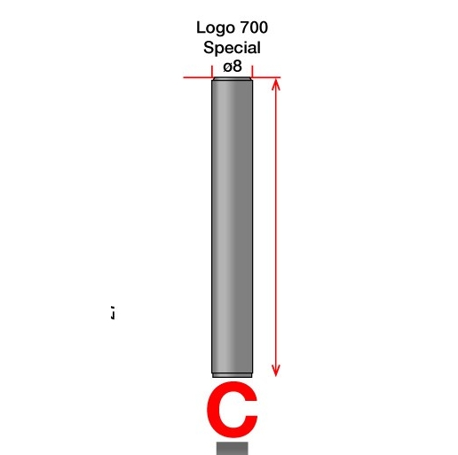 Xnova Spare Shaft 4535 type C