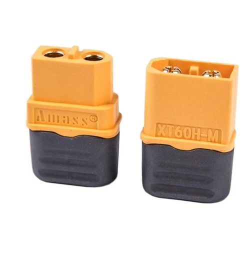 XT60+ Plug Connector With Protective Housing (1 Pair)