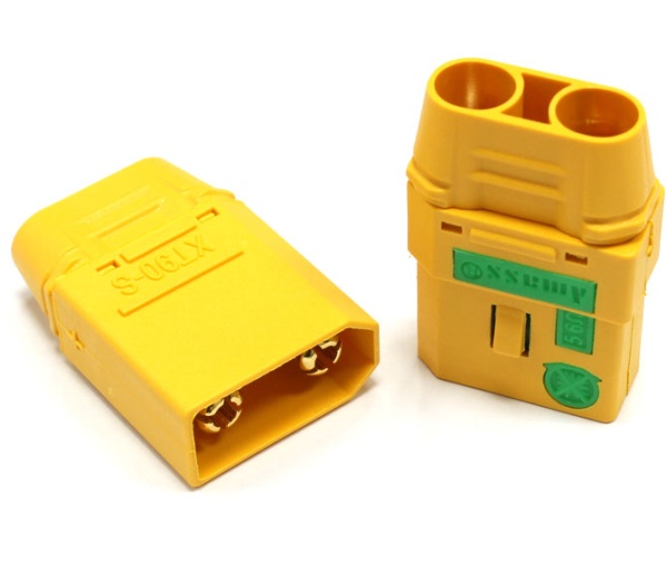 XT90 Anti-spark connector set with soldering protection Housings
