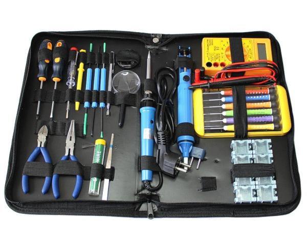 Soldering Precision Electronic Tool Set Multimeter with 18 Accessories