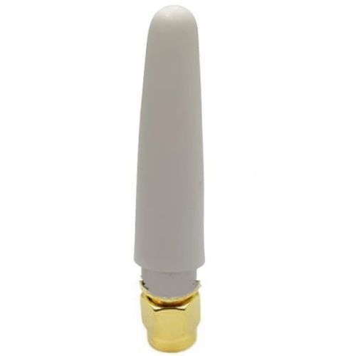 Rubber duck Antenna 868-900MHz 3dBi Monopole Straight version (RP-SMA) White