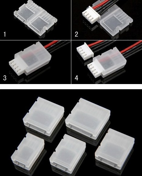 Lipo Balancer JST-XH CLIP protector Plug 3-4-6s, set of 5