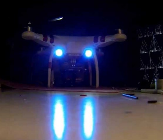 Drones & Multicopters 24 LED Bright Blue Light Spotlight For Night Flying