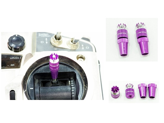 JR/HIT Anodized TX Sticks Short