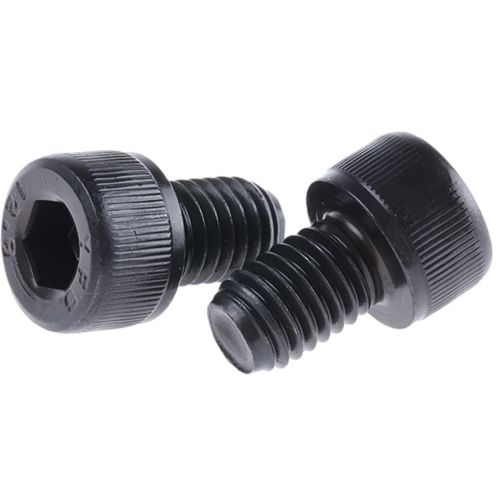 Black colored, Steel Hex Socket Cap Screw, DIN 912 M4x8, Set of 10