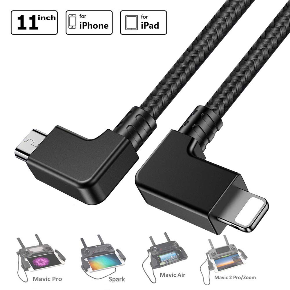 Micro USB to (Apple) Lightning Data Cable for DJI Mavic series/Spark/Air