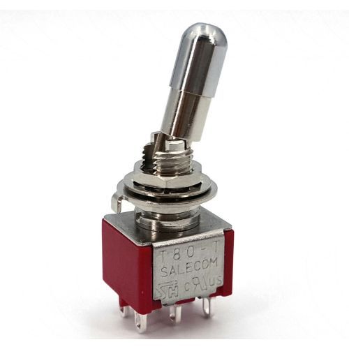 Radio Transmitter Locking Toggle Switch 6 pin DPDT