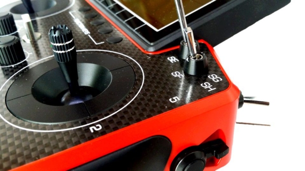 Jeti DS-16 Transmitter Carbonline 2.4Ghz Duplex Mode 2/4 RED edition
