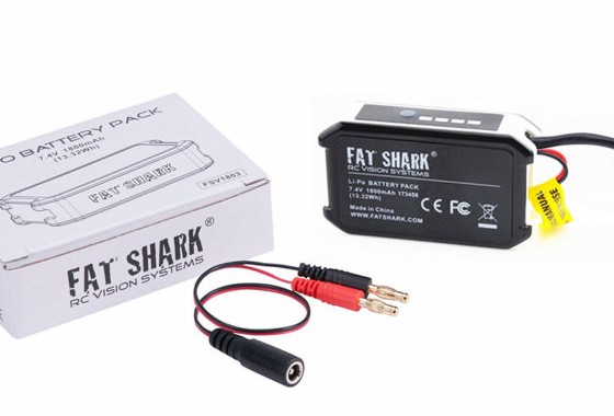 7.4V 1800mAh Battery w/LED indicator