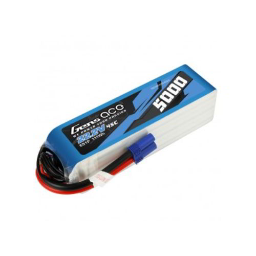 GENS ACE 5000mAh 22.2V 45/90C 6S1P LIPO BATTERY PACK