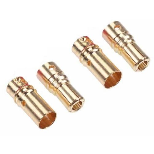 Heavy Duty Gold connectors 6mm 2M+2F No housing