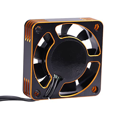 Aluminum CNC HIGH SPEED cooling fan 40x40mm for ESC-gold