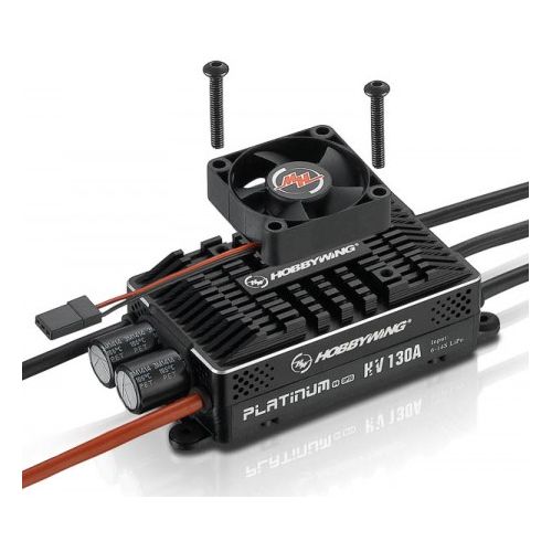 Hobbywing Platinum HV 6-14s LIPO 130A V4 Brushless ESC OPTO #HW30209201
