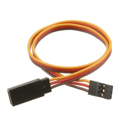 JR Heavy-Duty Servo Extension 50cm 22 awg 0.35mm2 wire
