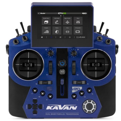 Kavan Radio Transmitter V20 - Blue, 24-channel ACCST Hall sensors