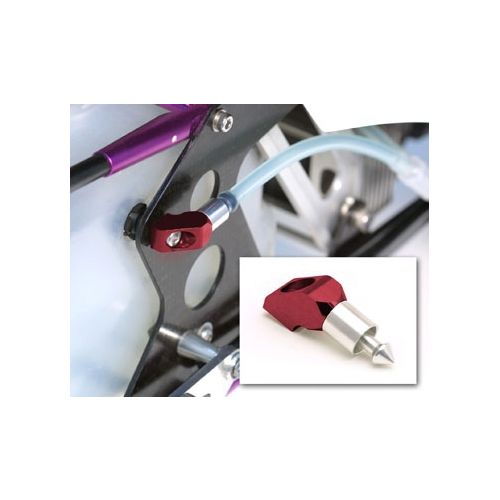 K&S Japan Tube cap that is designed to fix to the model Red color
