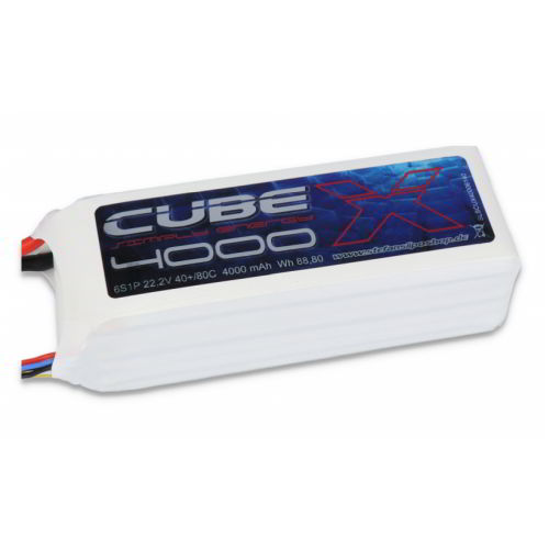 SLS X-CUBE 4000mAh 6S1P 22,2V 40C/80C