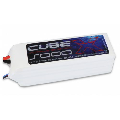SLS X-CUBE 5000mAh 6S1P 22,2V 40C/80C