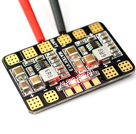 Matek Micro Power Distribution Board PDB w/ BEC 5V/12V 32X22mm