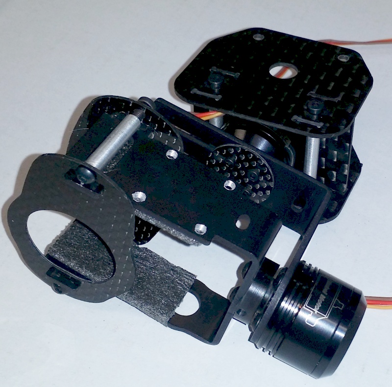 Mini Brushless gimbal for Gopro 2-3-4 models, 2 axis