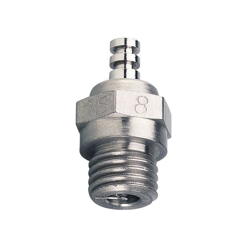 OS #8 Glow Plug (Medium Hot) for 2-Stroke Engines