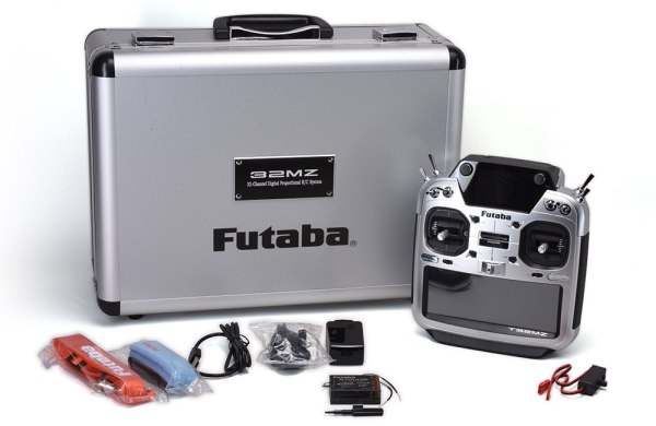 Futaba T32MZ 2.4GHz Transmitter Combo w/ R7208SB Receiver & Case