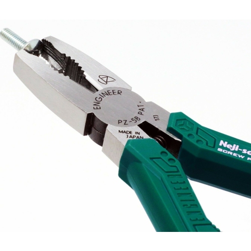 Multi function combi Screw removal plier extracting jaws engineer PZ-58 Made In Japan