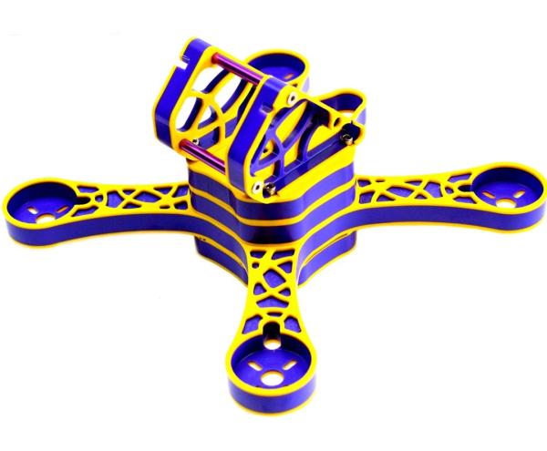 RaGG-E WBX5 Quadcopter Racing FPV Airframe Yellow/Purple/Yellow