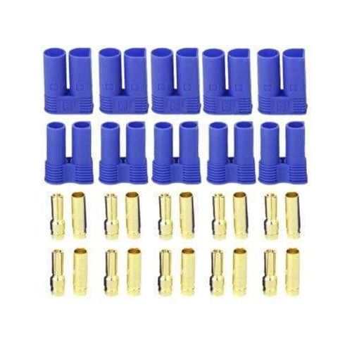 EC 5 gold connector EC5 high current 50 amps Mega Pack (10 pairs)