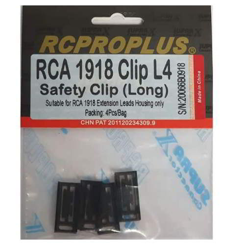 RCProPlus Servo Clips Long (4 pcs for RCA1918 wire) RCA1918CL