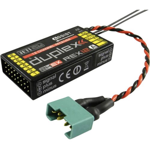 Jeti Duplex EX REX R12 Assist 2.4GHz Receiver # JDEX-RR12A