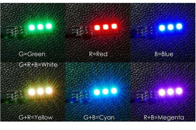 RGB LED Board 5050 12V for FPV Multicopters ,Drones, Planes, Helis
