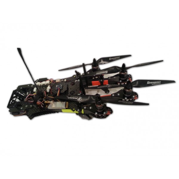 Robo-Copter Carbon Fiber Folding quadrocopter BnF 750mm