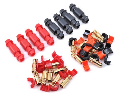 RCPROPLUS Pro-S6 Supra X Battery Connector (4 Sets) (8~10AWG) 