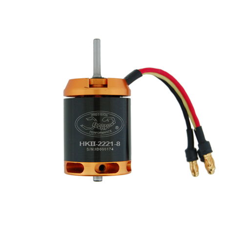 Scorpion Helicopter electric brushless motor second generation HKII 2221-8 3595KV 3.17mm shaft