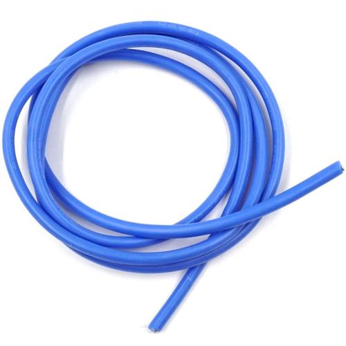 Silicone isolated Copper flex Wire 1.5mm2 16awg ,Blue, 1meter