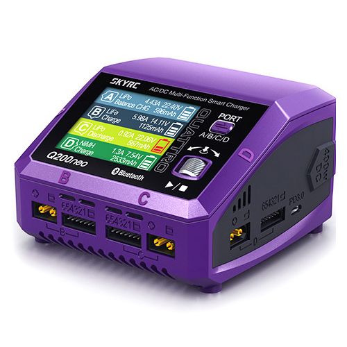 SkyRC Quattro Q200 neo Quad-Charger 240VAC/12VDC with internal power Supply