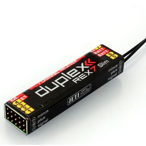 Jeti REX7 Channel Receiver Slim Version 2.4EX # JDEX-RR7S
