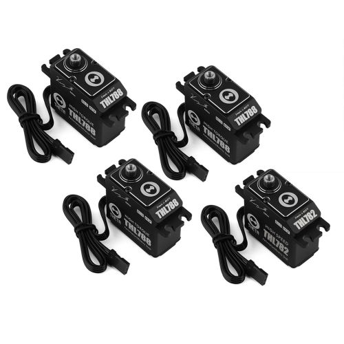 Theta Kenny Ko Edition BLS THL788 & THL782 HV Helicopter Servo Set 3 Cyclic & 1 Tail