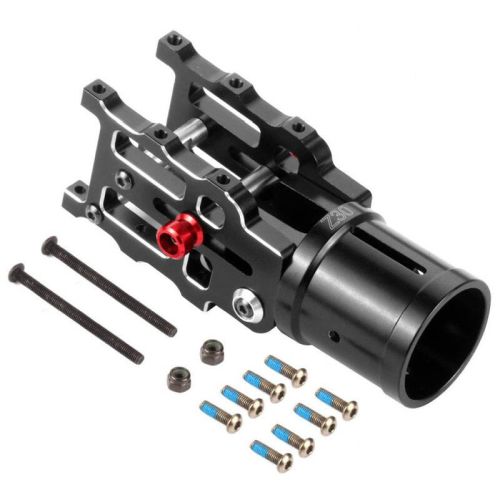 CNC Aluminium Folding Arm Fitting for D30mm Tube W/Up-tilt angle (Black)