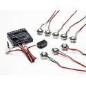 Lighting ready set with 8 Hight Power LEDs