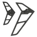 Carbon fin set Trex 450