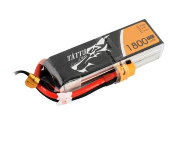 TATTU 1800mAh 14.8V 75C 4S1P Lipo Battery Pack