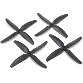 HQProp FP5X4X4 Glass Fiber Composite Black Propeller - 4 Blade (2CW+2CCW/Bag)