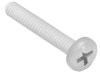 Nylon Screws - Pan Head Phillips M4x45