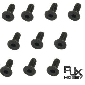 RJX C330 M3x8 Counter Sunk Hex Screws (10pcs)