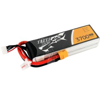 TATTU 3700mAh 14.8V 45C 4S1P Lipo Battery Pack